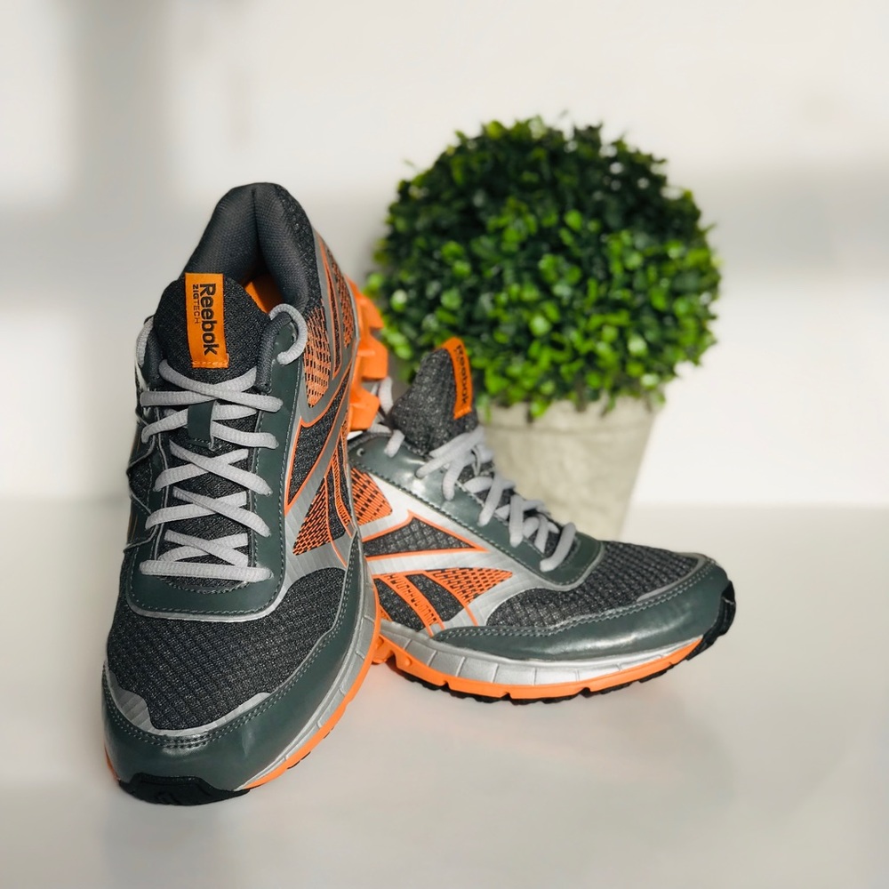 Reebok Boys Grey ZigKick Children Running Shoe